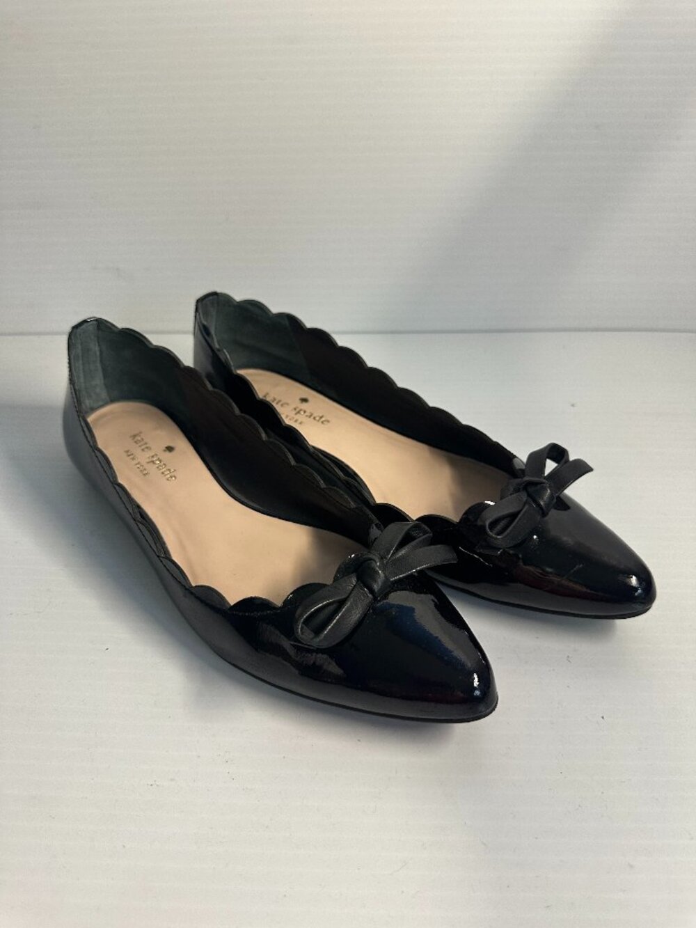 Kate Spade Black Patent Flats